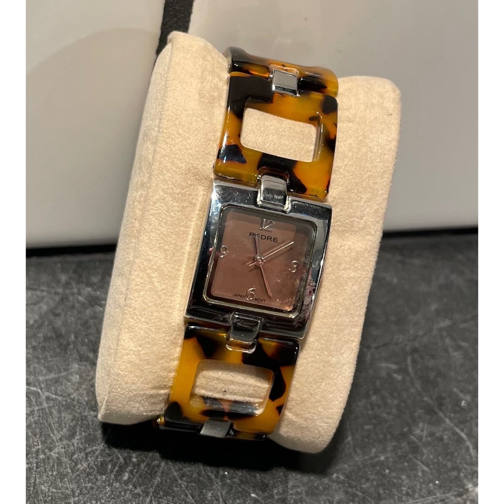 Ladies Tortise Shell Watch by Pedre - New Battery